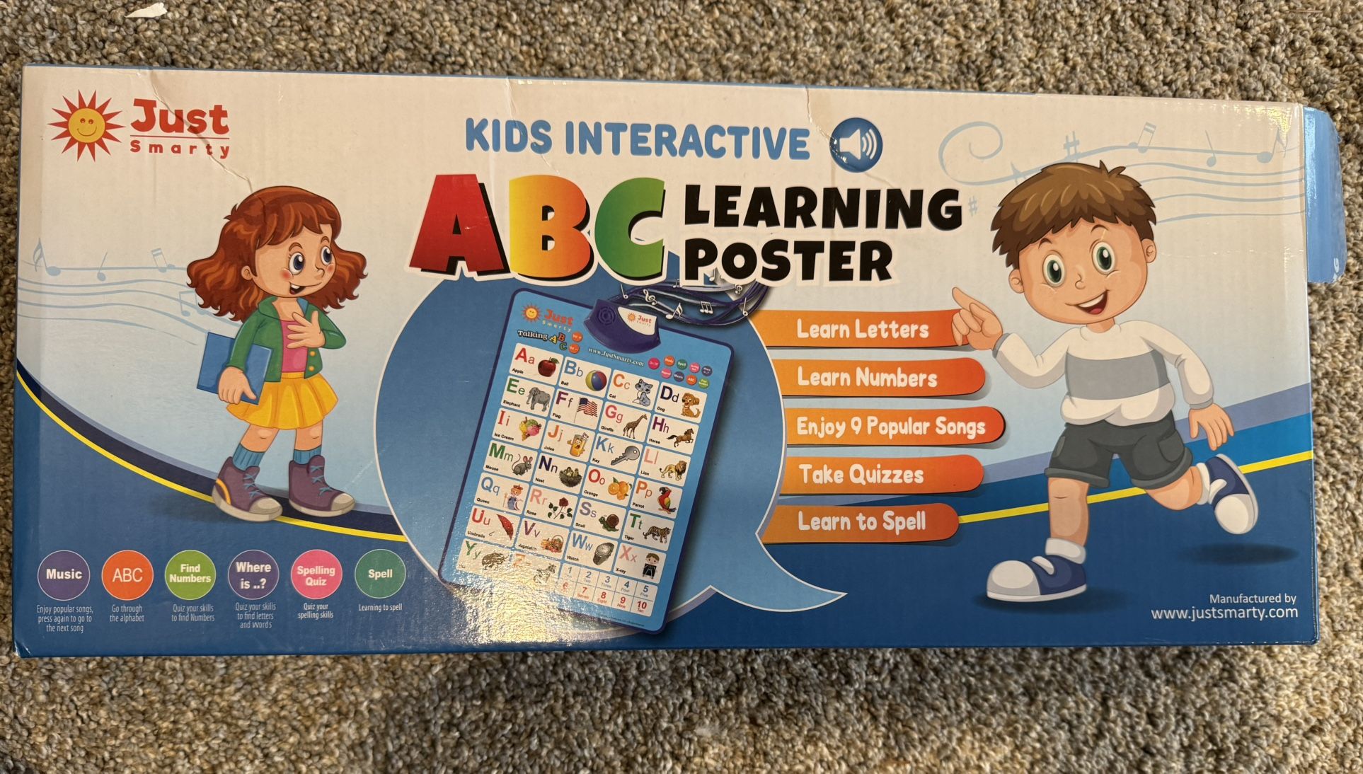 Kids Interactive Learning Poster