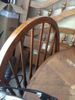 Solid wood table