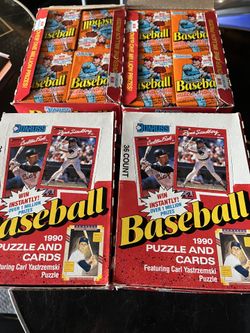 1990 Donruss Baseball Cards Box
