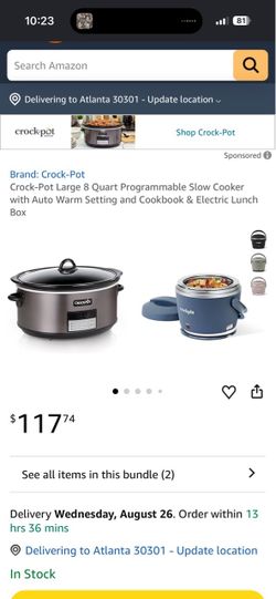 Crock-Pot 8 Quart Programmable Slow Cooker