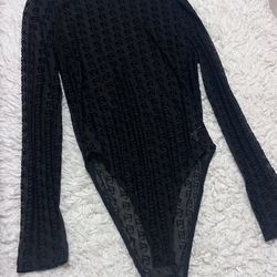Black Long Sleeve Bodysuit