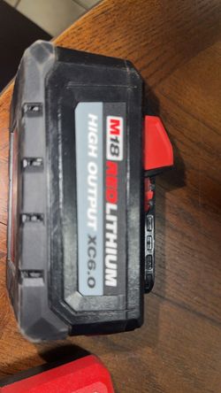 Milwaukee M18 batteries 6.0 AH & 1.5 AH