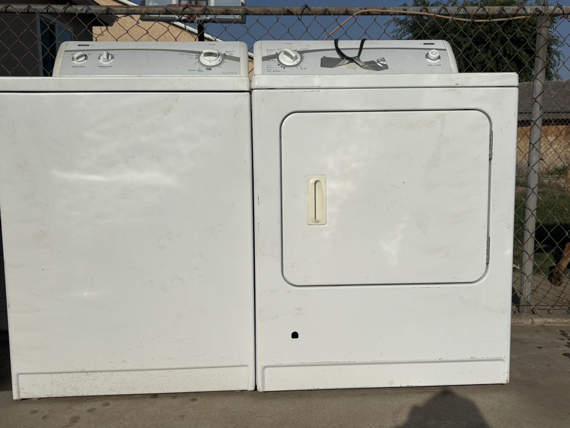 Washer and Dryer