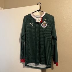 Jersey Chivas Mangas Largas todas L,NUEVAS!!!😍