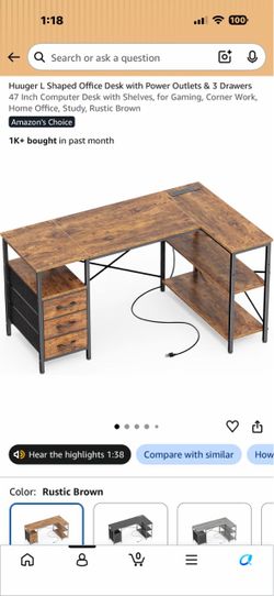 Nice new desk