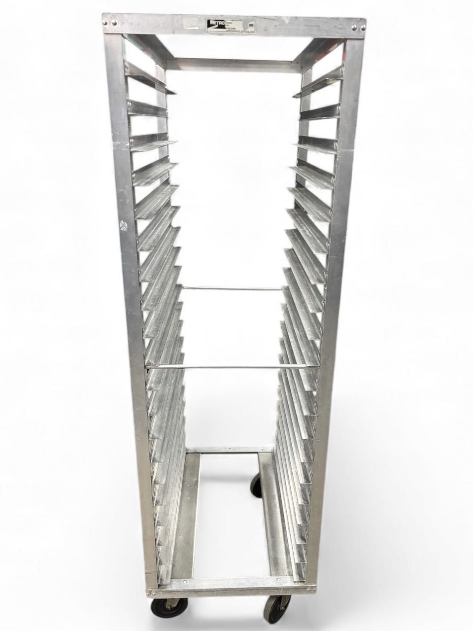 20 Tray Tier Speed Rack Full Sheet Size Bakery Pan Metro RD3N On Wheels NSF Aluminum #4297