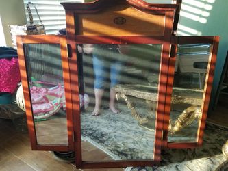 Beautiful Antique wood mirror