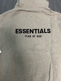 Fear of God Essentials Hoodie Grey size small