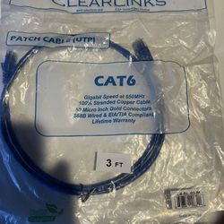 CAT6 Data Patch Cord 3FT. $4
