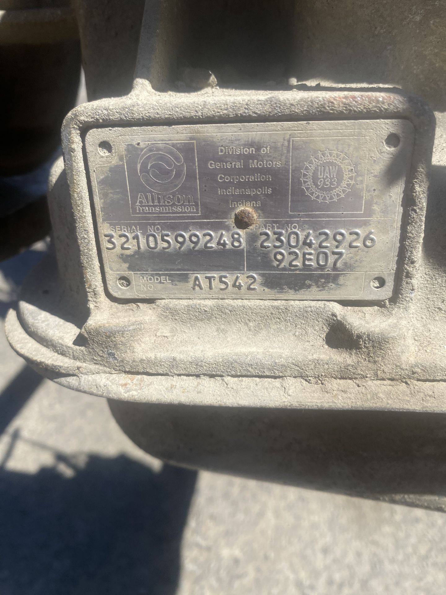 5.9 Cummins 12 Valve With Allison 5 Speed Automatic