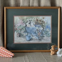 Rabbit Water Color Print