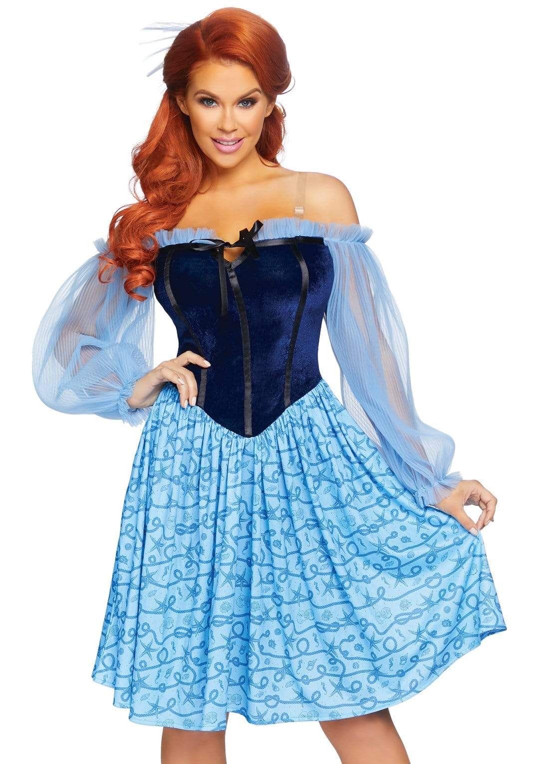 HALLOWEEN COSTUME LITTLE MERMAID Ariel Peasant Mermaid Ursula Disney