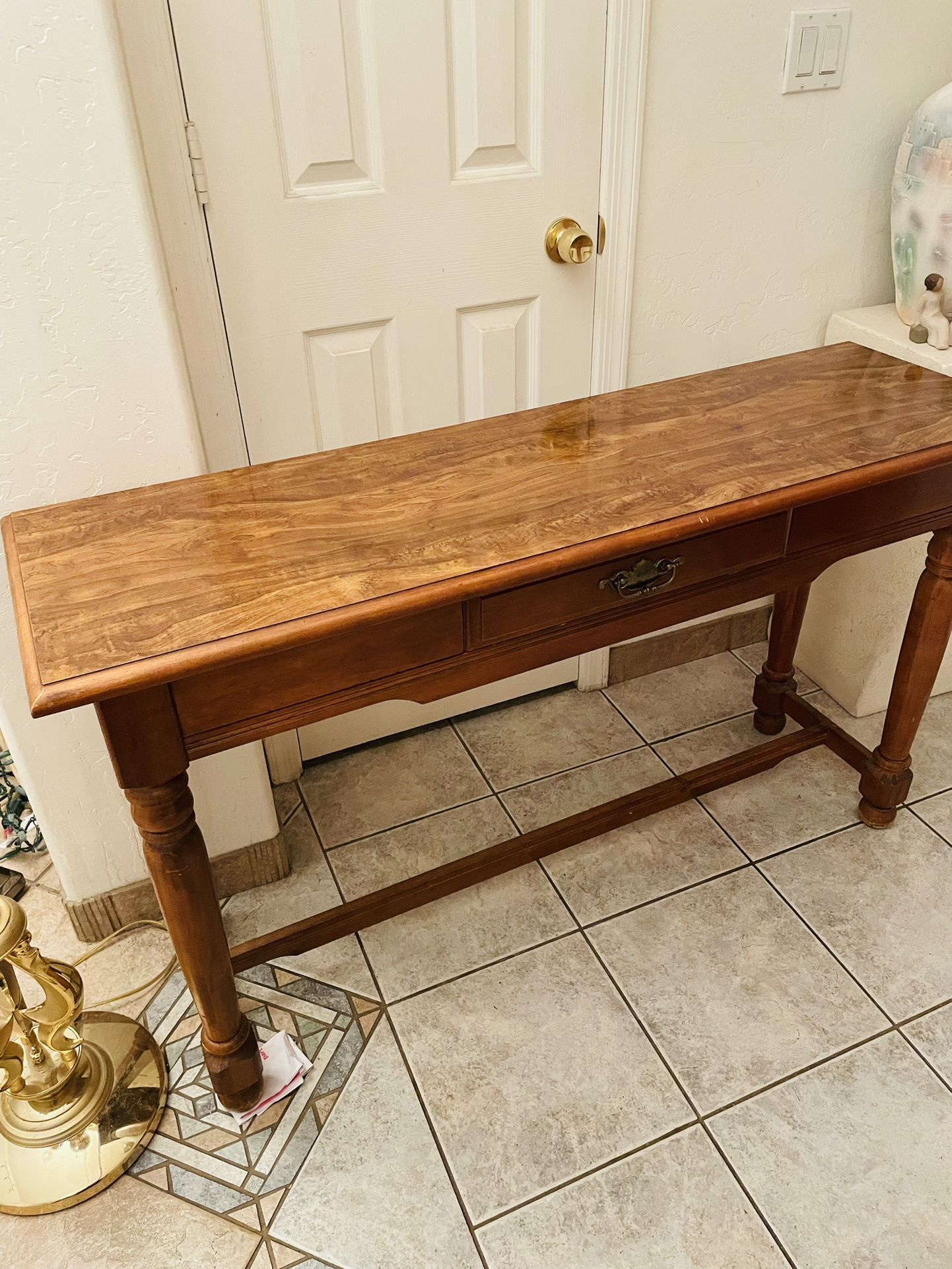 Antique Mersman Console Table