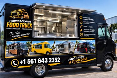Custom Built Food Truck with Stainless Steel Kitchen