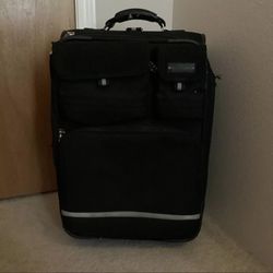 Polo Sport Ralph Lauren Rolling Large Luggage Black & Navy Blue (See Photos)