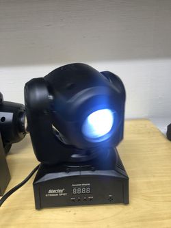 Set of ADJ Startec Stinger Spots (10 watt) compact moving head lighting fixtures