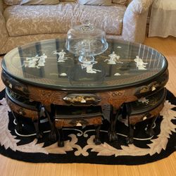 Coffee Table With Chairs