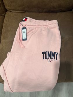 Tommy Jeans Women's Regular Logo Jogger Sweatpants with Drawstring Ties