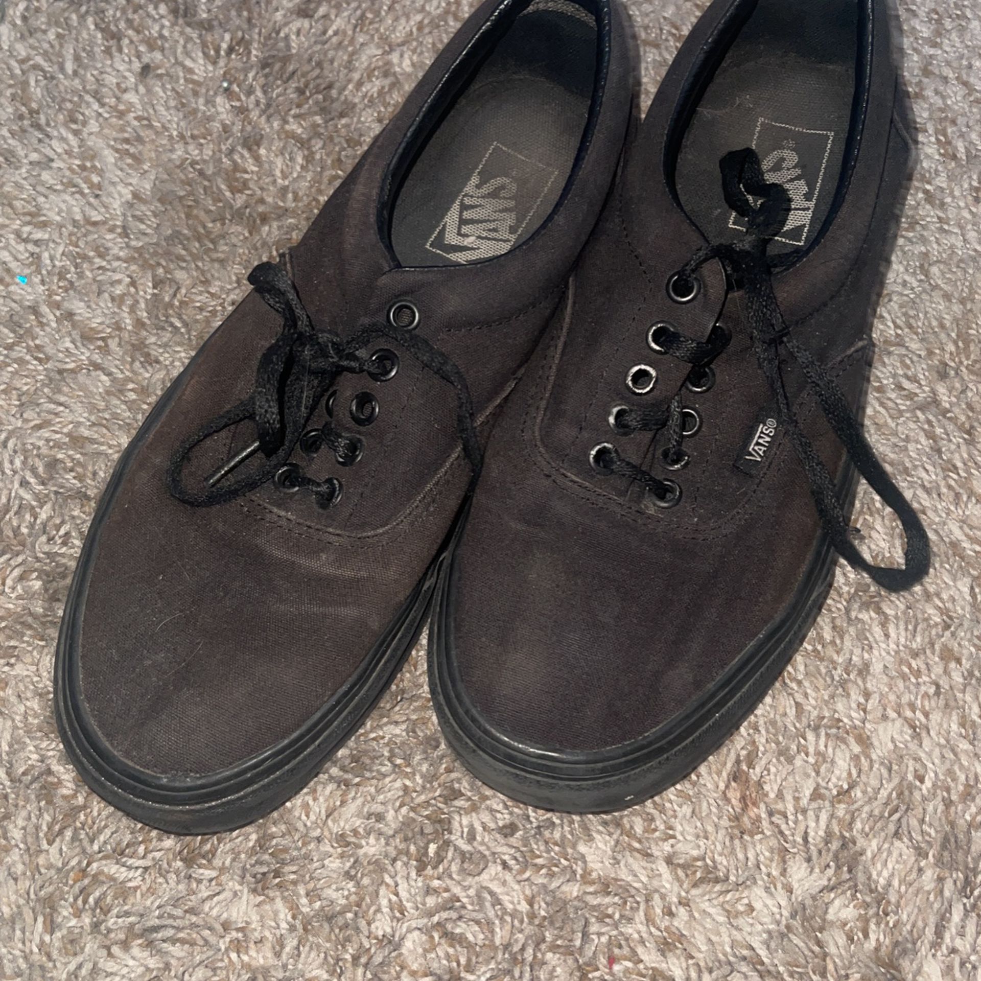 black vans era shoes, men’s 9