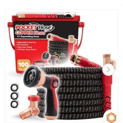 3/4 in. x 100 ft. Expanding Copper Head Light Duty Hose
