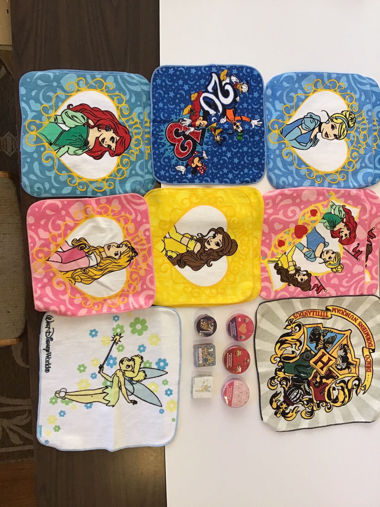 12 Disney Wash Cloths