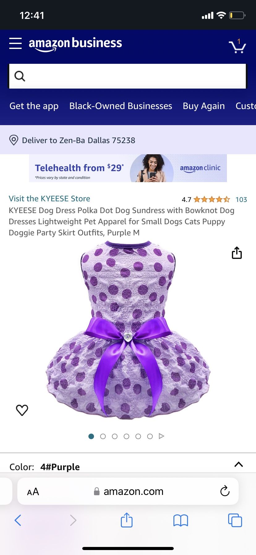 KYEESE Dog Dress Polka Dot Dog Sundress with Bowknot Dog Dresses Lightweight Pet Apparel for Small Dogs Cats Puppy Doggie Dress Sz:Xl