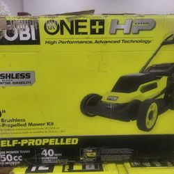 Lawn Mower
Ryobi 20in. 18v Brushless Self-Propelled Mower Kit