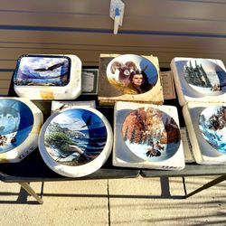 7 PC Collectible Plates With Certificates of Authenticity