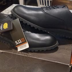 100% AUTHENTIC Men's 5.11 Tactical Black XS Trek Mission Ready Oxfords Vibram size 10 NEW IN BOX $30