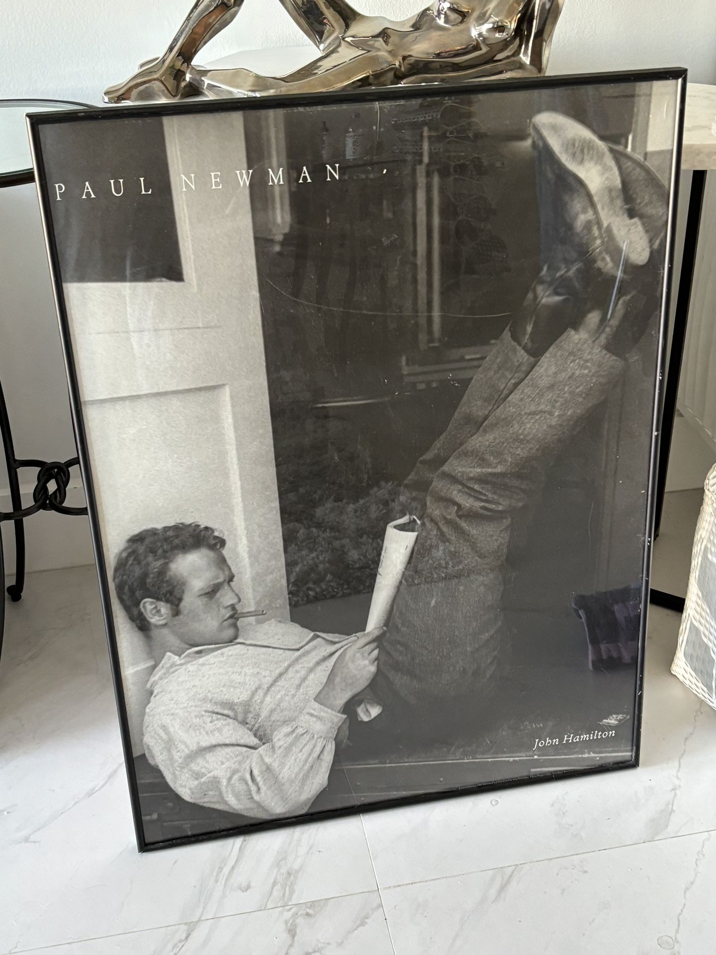 Paul Newman Poster Framed