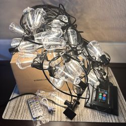 Solar Patio string Lights 100Ft