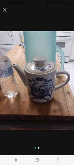 California pottery tea pot