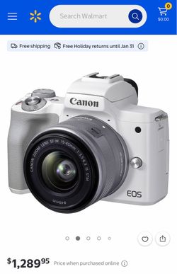 Canon EOS Mirrorless Camera with Lens