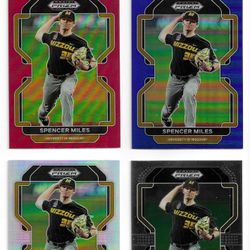 Spencer Miles Prizm MIZZOU rookie card lot