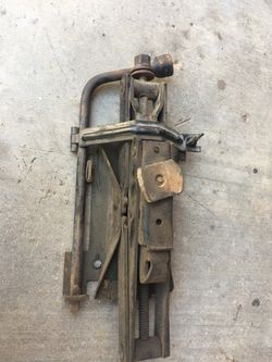 Original cj7 jack , tire iron and fender bracket