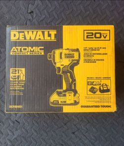 DeWalt Atomic 20V Impact Driver Kit DCF809D1