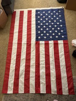 American Flag with Grommets