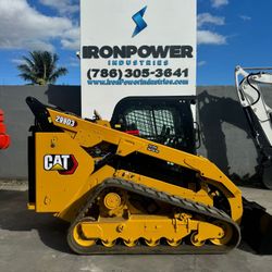 2020 299D3 Two-Speed High Flow XPS Skid Steer Loader- Enclosed Cab A/C & heater