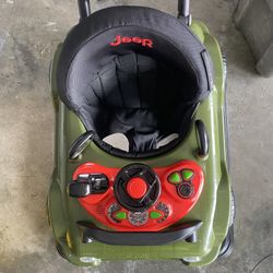 4) Jeep Classic Wrangler 3-in-1 Grow With Me Activity Walker