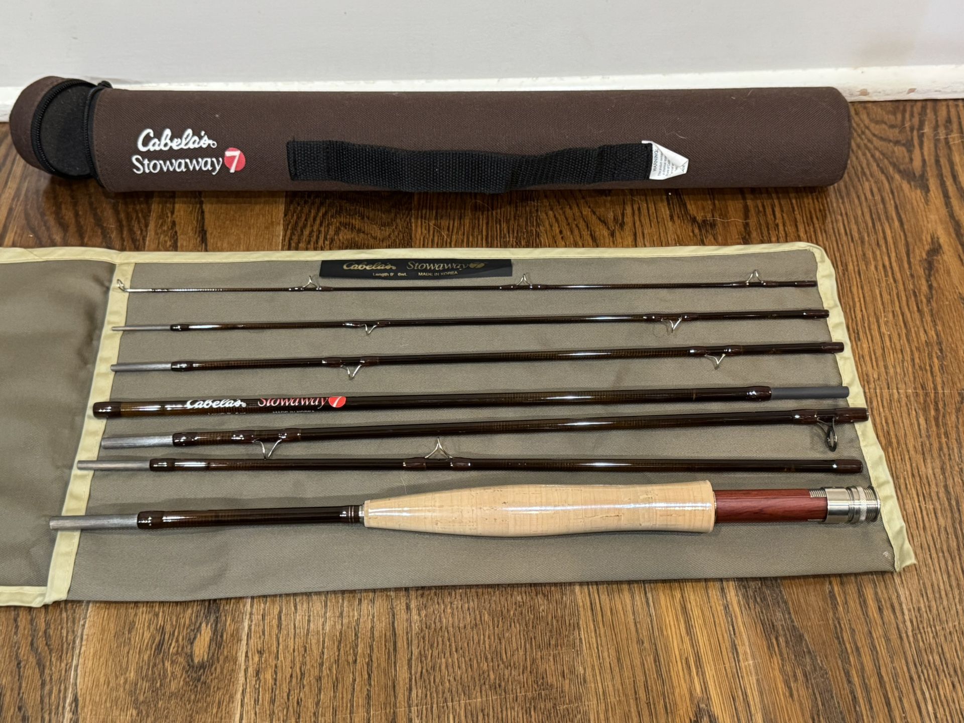 Cabela’s Stowaway 7 Fly fishing Rod