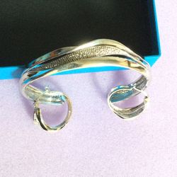 Cuff And Earrings Set