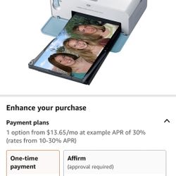 New cannon photo Printer 