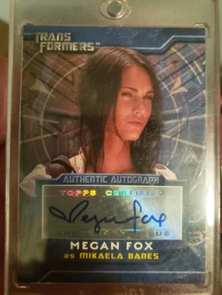 Transformers Megan fox autograph card