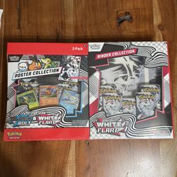 White Flare Binder and Unova Poster Collection