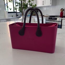 O Bag Tote Removal Inside Hot Pink 