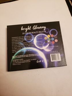 Malibu Glitz Bright glowing color palette. Pick up only.