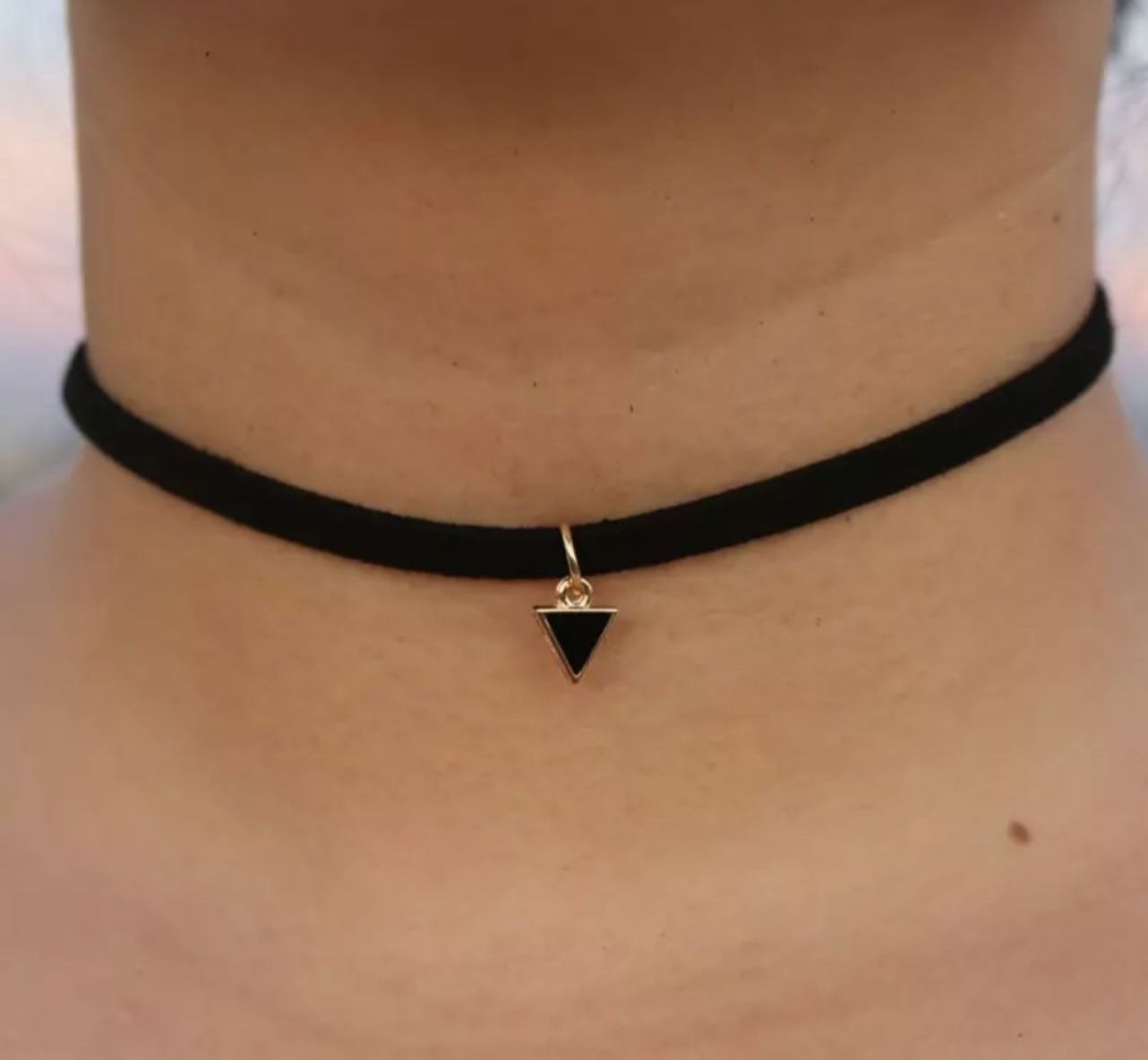 New Womens Black Necklace Choker Jewelry