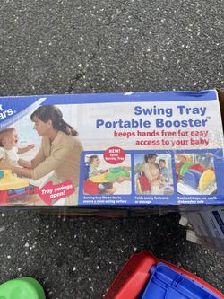 First Years swing Tray Portable Booster Seat