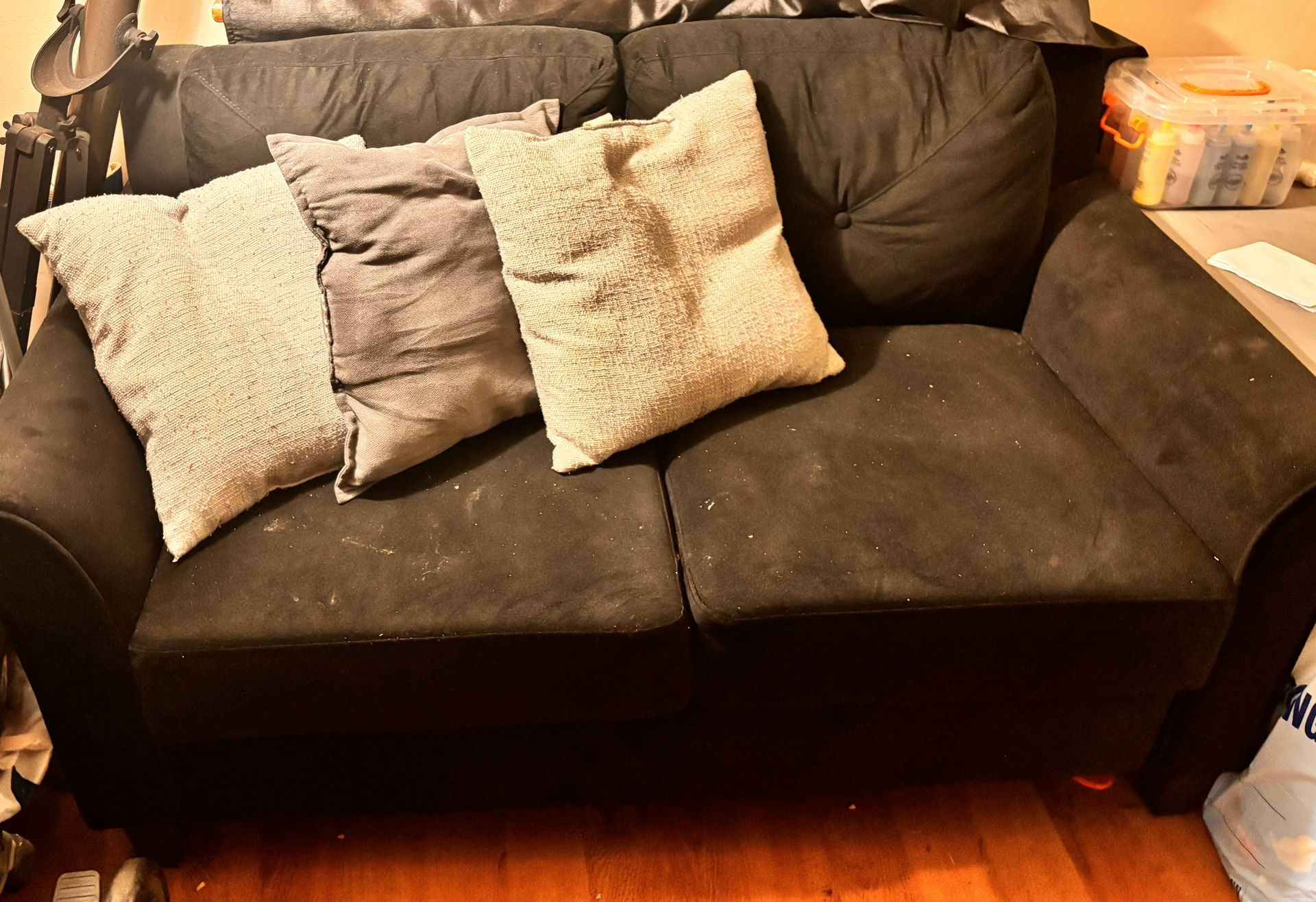 2 Black Couch