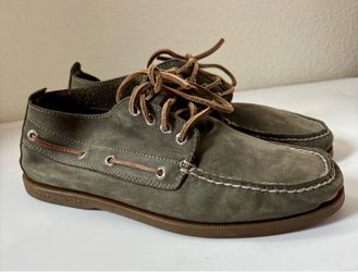 Sperry Mens Boardwalk Chukka Leather Boat Shoes / Mens Size 9